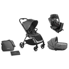 Passeggino Trio Be Cool Outback 3 Crib One Base collezione 2021 Be Melange