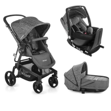 Passeggino Trio Be Cool Quantum 3 Crib One Base collezione 2021 Be Melange