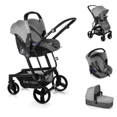 Passeggino Trio Be Cool Quantum 3 Top Plus Zero collezione 2019 BeGrey