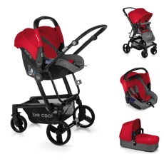 Passeggino Trio Be Cool Quantum 3 Top Plus Zero collezione 2019 BeRed