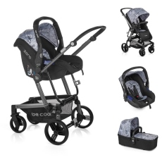 Passeggino Trio Be Cool Quantum 3 Top Plus Zero collezione 2019 BeWood