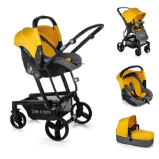 Passeggino Trio Be Cool Quantum 3 Top Plus Zero collezione 2019 BeYellow
