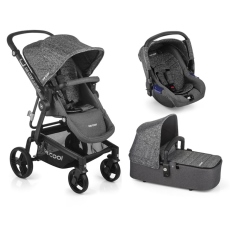 Passeggino Trio Be Cool Quantum 3 Top Plus Zero collezione 2021 Be Melange