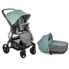 Passeggino Duo Be Cool Quantum Crib collezione 2021 Be Aquamarine