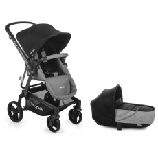 Passeggino Duo Be Cool Quantum Crib collezione 2021 Be Black