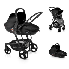 Passeggino Duo Be Cool Quantum Match collezione 2019 BeBlack