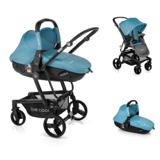 Passeggino Duo Be Cool Quantum Match collezione 2019 BeBlue