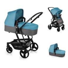 Passeggino Duo Be Cool Quantum Top Plus collezione 2019 BeBlue
