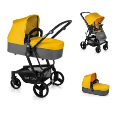 Passeggino Duo Be Cool Quantum Top Plus collezione 2019 BeYellow