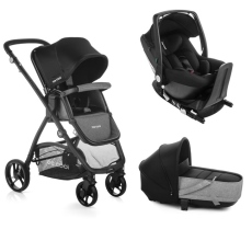 Passeggino Trio Be Cool Slide 3 Crib One Base collezione 2020 BeBlack