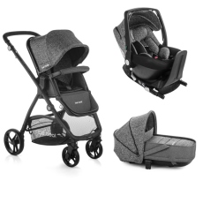 Passeggino Trio Be Cool Slide 3 Crib One Base collezione 2020 BeMelange