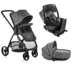Passeggino Trio Be Cool Slide 3 Crib One Base collezione 2021 Be Melange