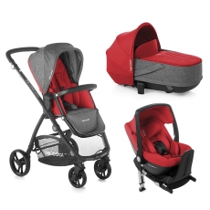 Passeggino Trio Be Cool Slide 3 Crib One Base collezione 2022 Be Lava
