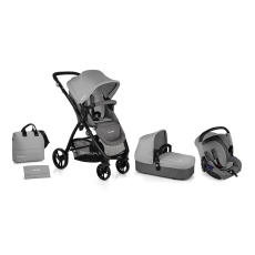 Passeggino Trio Be Cool Slide 3 Top Plus Zero collezione 2019 BeGrey