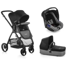 Passeggino Trio Be Cool Slide 3 Top Plus Zero collezione 2020 BeBlack