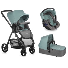 Passeggino Trio Be Cool Slide 3 Top Plus Zero collezione 2021 Be Aquamarine