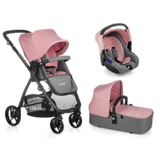 Passeggino Trio Be Cool Slide 3 Top Plus Zero collezione 2021 Be Pink
