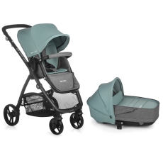Passeggino Duo Be Cool Slide Crib collezione 2021 Be Aquamarine