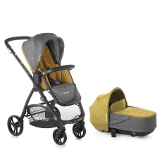 Passeggino Duo Be Cool Slide Crib collezione 2022 Be Sulphur
