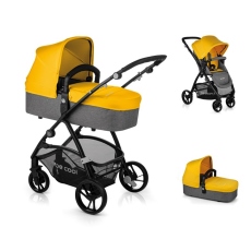 Passeggino Duo Be Cool Slide Top Plus collezione 2019 BeYellow