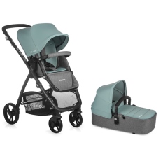 Passeggino Duo Be Cool Slide Top Plus collezione 2021 Be Aquamarine