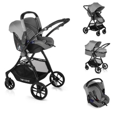 Passeggino Trio Be Cool Spirit Zero collezione 2019 BeGrey