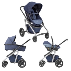 Passeggino Trio Bebe Confort Lila Oria Pebble Plus collezione 2019 Nomad Blue