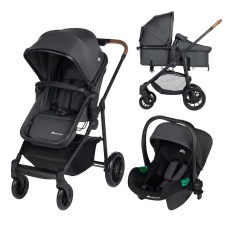 Passeggino Trio Bebeconfort Trio Haze collezione 2024 Mineral Graphite