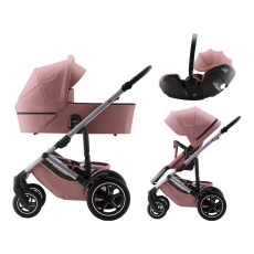 Passeggino Trio Britax Rmer Smile 5Z Comfort Set collezione 2025 Dusty Rose