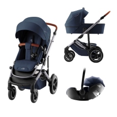 Passeggino Trio Britax Rmer Smile 5Z Comfort Set collezione 2025 Night Blue