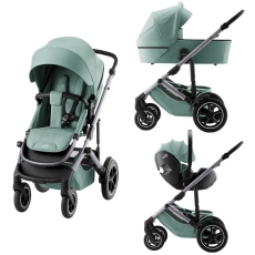 Passeggino Trio Britax Rmer Smile 5Z Comfort Set collezione 2025 Jade Green