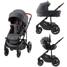 Passeggino Trio Britax Rmer Smile 5Z Comfort Set collezione 2025 Midnight Grey