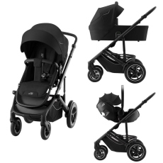 Passeggino Trio Britax Rmer Smile 5Z Comfort Set collezione 2025 Space Black