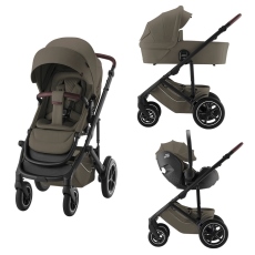 Passeggino Trio Britax Rmer Smile 5Z Comfort Set collezione 2025 Urban Olive