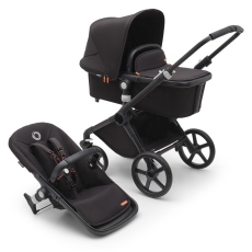 Passeggino Duo Bugaboo Fox Cub collezione 2023 Midnight Black