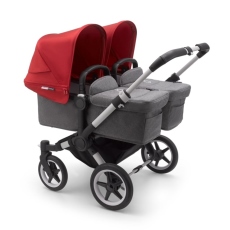 Passeggino Gemellare Bugaboo Donkey 3 Gemellare collezione 2020 Rosso