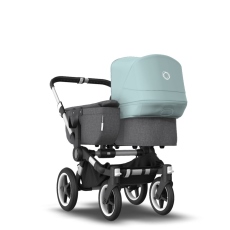 Passeggino Duo Bugaboo Donkey 3 Mono collezione 2021 Azzurro Vapore