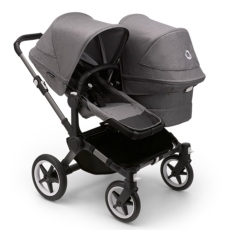 Passeggino Gemellare Bugaboo Donkey 5 Fratellare collezione 2022 Grey Melange