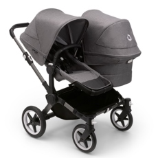 Passeggino Gemellare Bugaboo Donkey 5 Fratellare collezione 2025 Grey Melange
