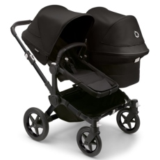 Passeggino Gemellare Bugaboo Donkey 5 Fratellare collezione 2025 Midnight Black