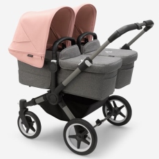 Passeggino Gemellare Bugaboo Donkey 5 Gemellare collezione 2025 Morning Pink
