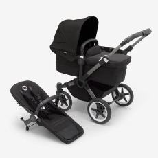 Passeggino Duo Bugaboo Donkey 5 Mono collezione 2023 Midnight Black