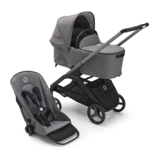 Passeggino Duo Bugaboo Duo Dragonfly collezione 2025 Grey Mlange