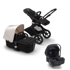 Passeggino Trio Bugaboo Fox 2 Trio collezione 2021 Bianco Panna