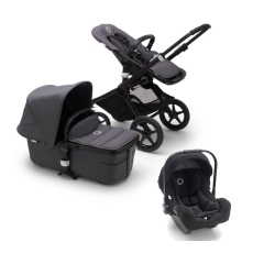 Passeggino Trio Bugaboo Fox 2 Trio collezione 2021 Blu Acciaio