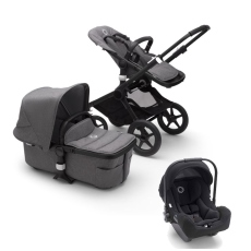 Passeggino Trio Bugaboo Fox 2 Trio collezione 2021 Grigio Melange
