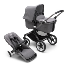 Passeggino Duo Bugaboo Fox 3 collezione 2021 Grigio Melange