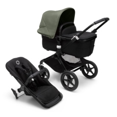 Passeggino Duo Bugaboo Fox 3 collezione 2021 Nero Forest Green