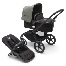 Passeggino Duo Bugaboo Fox 5 collezione 2023 Black Forest Green
