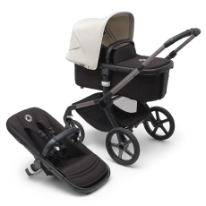 Passeggino Duo Bugaboo Fox 5 collezione 2023 Black Misty White